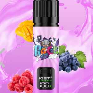 IGET BAR PLUS S3 KIT RASPBERRY GRAPE MANGO 10000 PUFFS