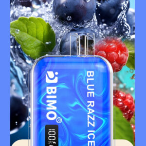 BIMO CRYSTAL BLUE RAZZ ICE 12000 PUFFS