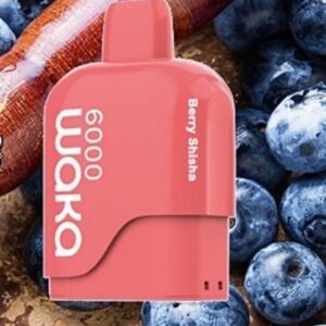 WAKA SOMATCH BERRY SHISHA 6000 PUFFS POD ONLE