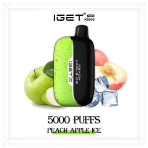 IGET MOON PEACH APPLE ICE 5000 PUFFS