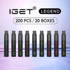 200PCS OF IGET LEGEND 4000 PUFFS