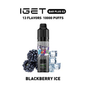 IGET BAR PLUS S3 KIT BLACKBERRY ICE 10000 PUFFS