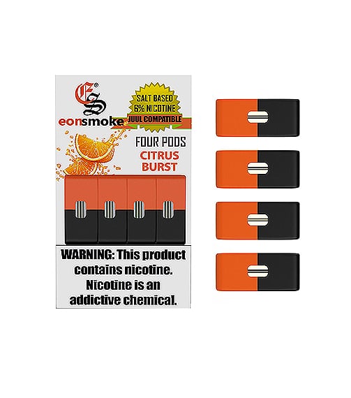 EON SMOKE CITRUS BURST JUUL COMPATIBLE PODS - Image 2
