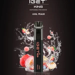 IGET KING COOL PEACH – 2600 PUFFS