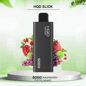 HQD SLICK PEACH BERRY – 6000 PUFFS