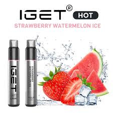 IGET HOT STRAWBERRY WATERMELON ICE 5500 PUFFS