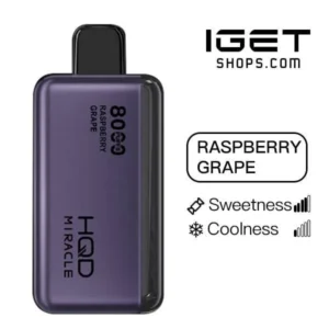 HQD Miracle 8000 – Raspberry Grape