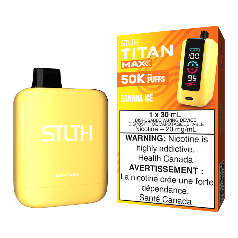 STLTH Titan Max Disposable Vape Device - Banana Ice