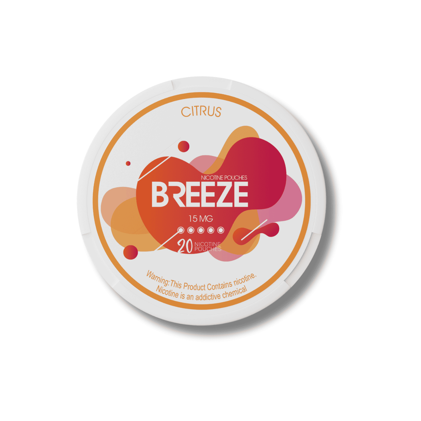 Breeze Citrus 15mg Nicotine Pouches