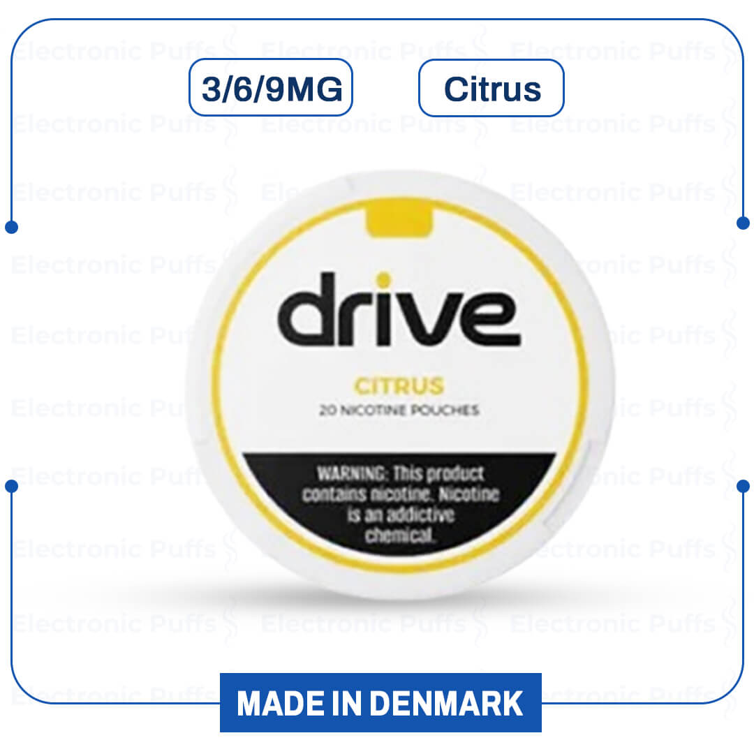 Drive Nicotine Pouches – Citrus – 5 Can