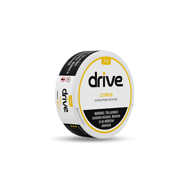 Drive Nicotine Pouches – Citrus – 5 Can - Image 2