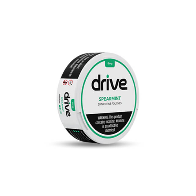 Drive Nicotine Pouches – Spearmint – 5 Can - Image 2