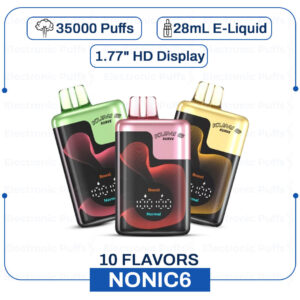 Kumi Six Kurve 35K Nicotine Free Vape – 5Pk