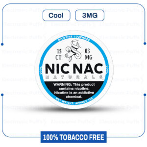 Nic Nac Cool 3mg Nicotine Pouch – 5 Cans