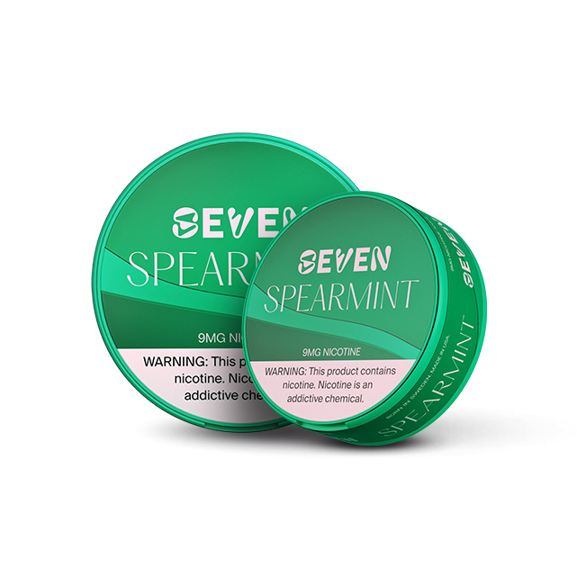Seven Nicotine Pouches – Spearmint – 9MG