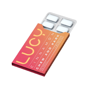 LUCY CINNAMON 4MG, NICOTINE GUM