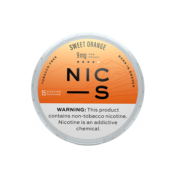 NIC-S Sweet Orange 9mg Nicotine Pouches