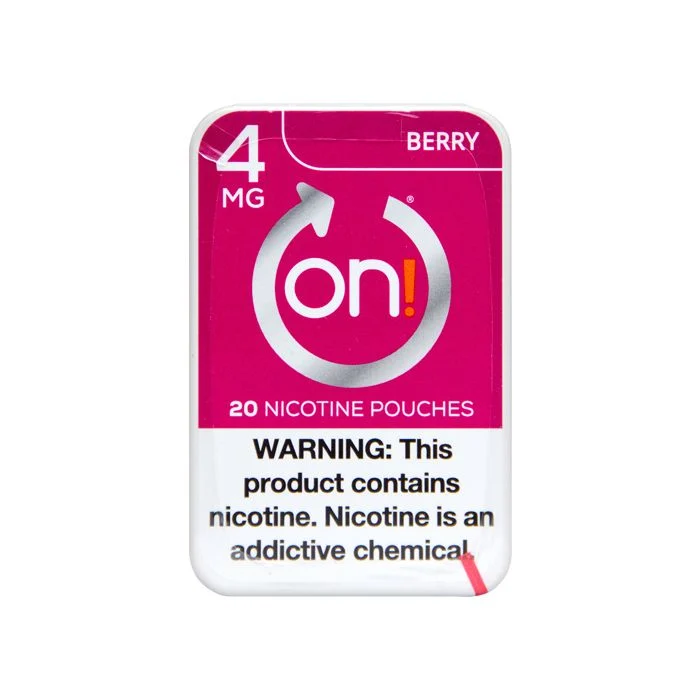 ON! 4MG BERRY MINI DRY NICOTINE POUCHES
