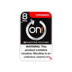 ON! 8MG CINNAMON MINI DRY NICOTINE POUCHES